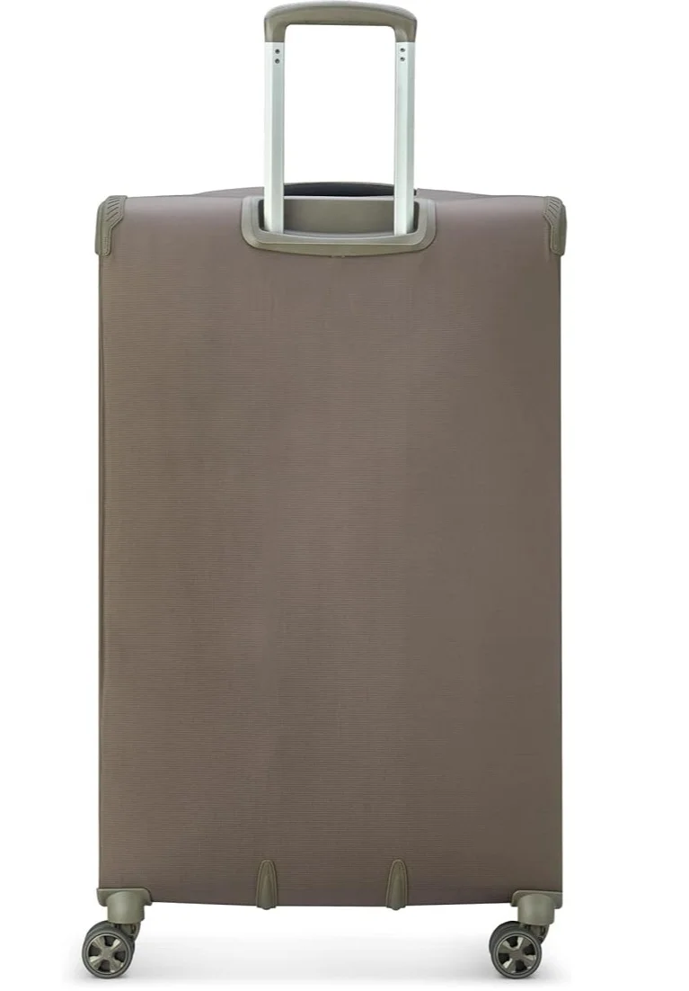 DELSEY Paris 83 Helium DLX 2.0 - 83 Cm Softcase 4 Dual Density Wheels Expandable Check-In Luggage Trolley Case - Mocha  | Best Price UAE